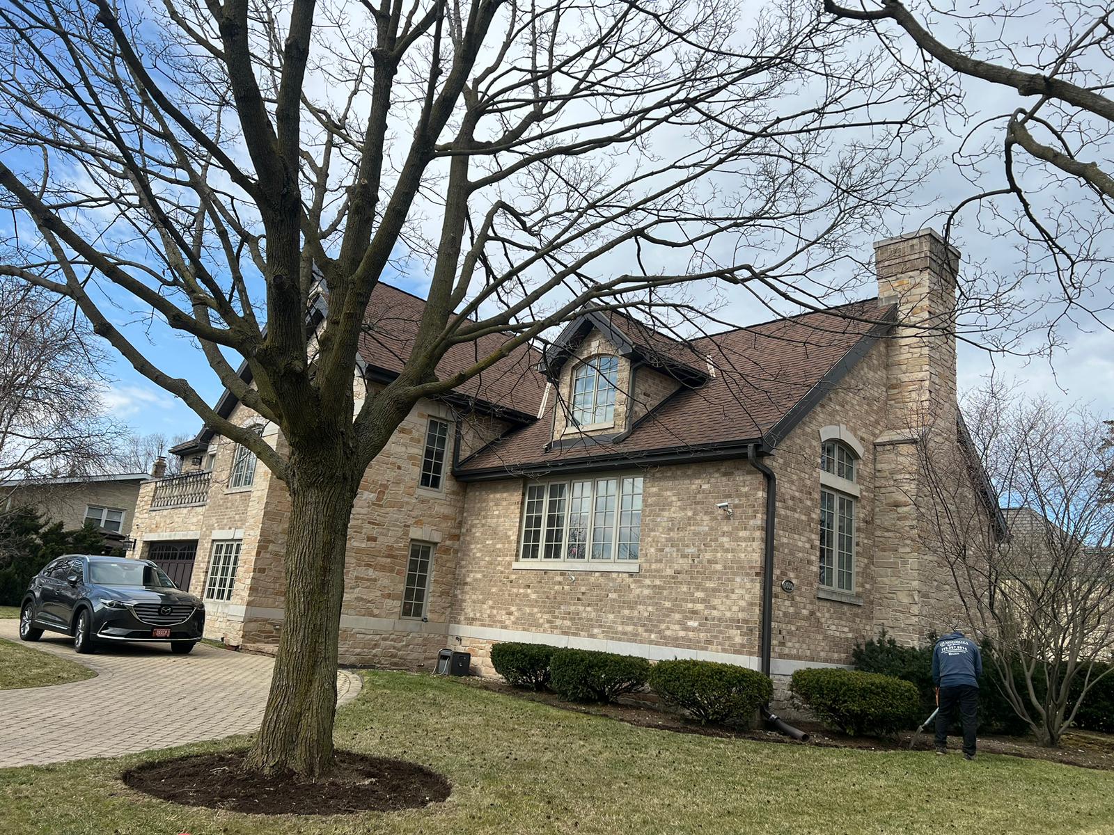 Landscaping project — front yard